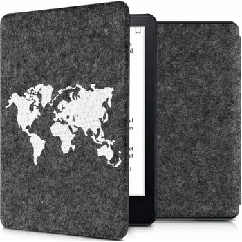 KW Mobile Felt Travel Outline KW5626008 pre Amazon Kindle Paperwhite 5 2021 tmavo šedé