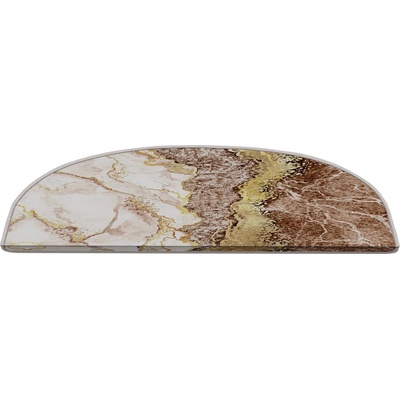 Vitaus Светлокафяво-кремави стъпала за стълби в комплект от 16 брояя 20x65 cm Golden Marble - Vitaus (MRD-OVR-3323-SET16)