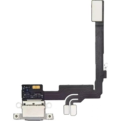 Nabíjací obvod + Flex kábel iPhone 16 Pro (Genuine OEM) – biely titan IPH2277