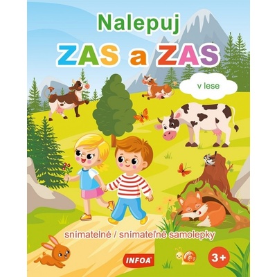 Nalepuj zas a zas v lese snímatelné samolepky