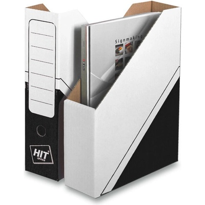 Hit Office Magazin box archivační box černý 305 x 225 x 75 mm – Zbozi.Blesk.cz