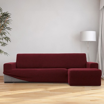 Nueva Textura poťah Harmonia bordó na sedačku s otomanom vpravo 210 - 320 cm