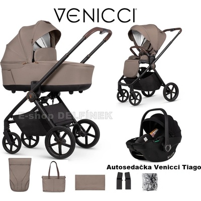 Venicci Claro + autosedačka venicci Tiago 2025 Almond