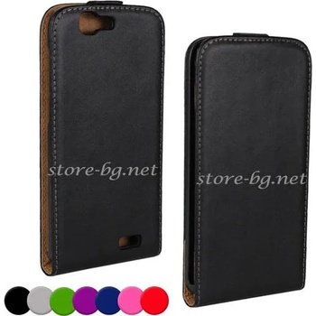 Image 1 of Huawei Ascend G7 Флип Кожен Калъф + Протектор