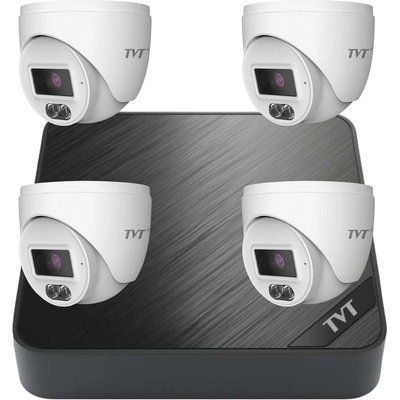 комплект 4 куполни камери и nvr
