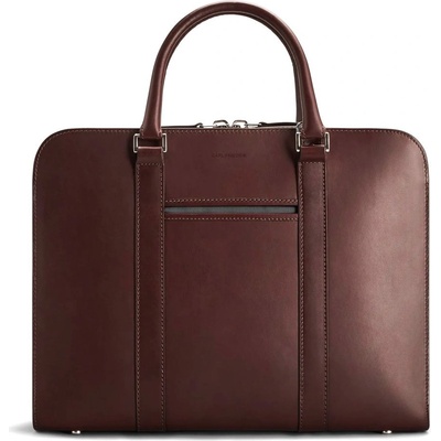 Carl Friedrik Palissy Briefcase Chocolate/Grey