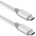 Moshi USB-C кабел за Macbook и устройства с USB-C (100см) - Moshi Integra USB-C 60W Charge Cable (светлосив) (810648019650)