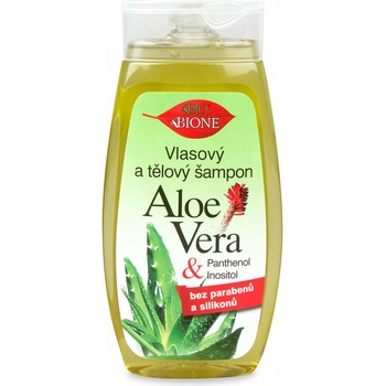 BC Bione vlasový a telový šampón Aloe Vera 250 ml