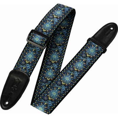 Levy's Hootenanny Blue & Yellow Floral Колан за китара (M8HT-04)