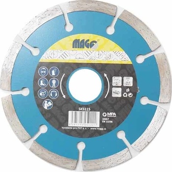 Magg Super diamantový kotouč segmentový 115 x 22,2 mm SKS115