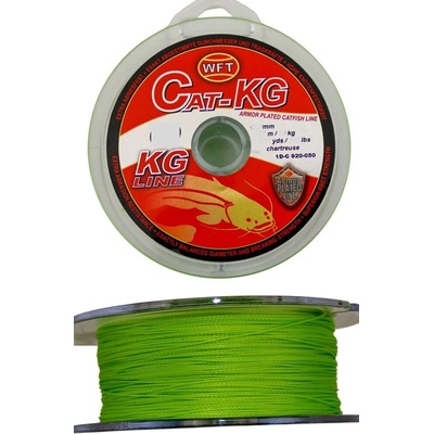 WFT Splietaná Šnúra Cat-KG Chartreuse 300 m - 0,50 mm 60 kg