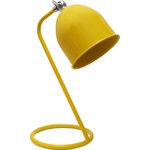 TopMebel Метална настолна лампа Treviso TopMebel E14 в жълт цвят 11x13x30cm
