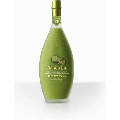 Bottega Liquore Pistacchio Cream pistácie 17% 0,5 l (čistá fľaša)