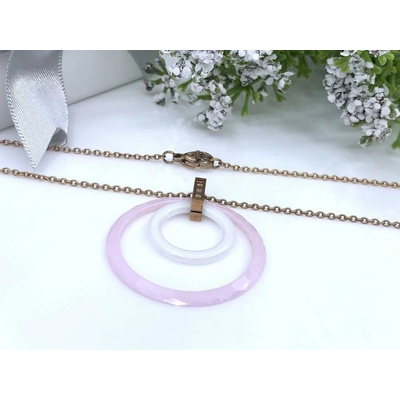 Jan Kos Jewellery Řetízek s přívěskem z oceli 12101301
