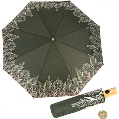 Doppler nature mini Choice Beige deštník dámský skládací bílý