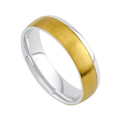 SILVEGO Snubní prsten VIENNE z chirurgické oceli pro muže RRC2046 M