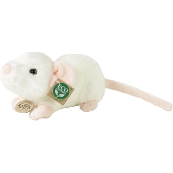 Image 1 of Rappa Плюшена играчка Rappa Еко приятели - Бяло мишле, стоящо, 21 cm (966932)
