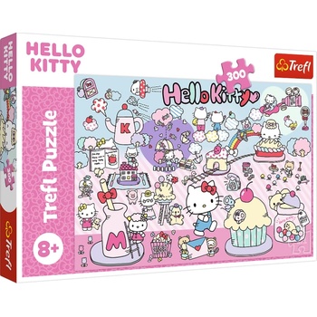 Trefl Puzzle 300 Изследвайте света Hello Kitty