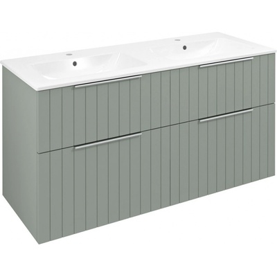 Sapho CIRASA STRIP umyvadlová skříňka 118,4x64x46cm, verde CR121-4444S-21