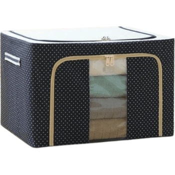 Mormark Stackbox Textilní box na oblečení 66L modrá
