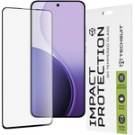 Techsuit Калъф за Oppo Reno14 F - 111D Full Cover / Full Glue Glass - черен
