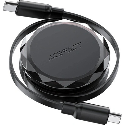 Acefast C13-03 USB-C 60W navíjací černý