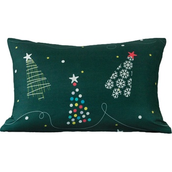 Textilomanie z mikrovlákna CHRISTMAS DRIFT zelená 50 x 70 cm