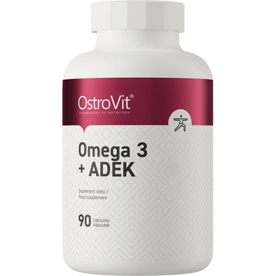 OstroVit Omega 3 + ADEK, 90 Capsules