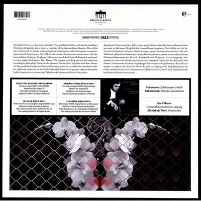 Schumann: Cellokonzert A-Moll/Tschaikowski: Rokoko-Variationen LP