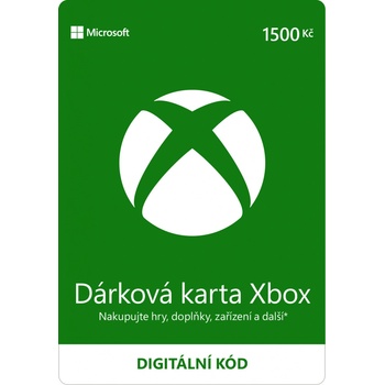 Microsoft Xbox Live dárková karta 1500 Kč