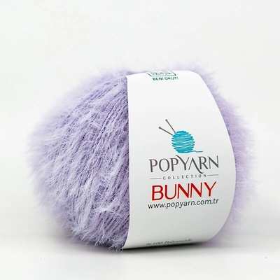 POPYARN Příze Bunny B17 - fialová, 100g 170m