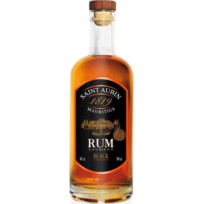 Saint Aubin "Premium Black" aged Mauritian rum 40% 0,7 l (holá láhev)