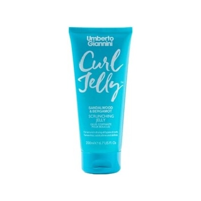 Umberto Giannini For Men Curl Jelly Sandalwood & Bergamot Scrunching Jelly Gel na vlasy Muži 200 ml