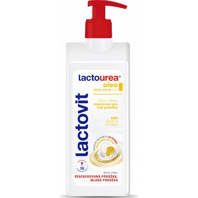 Lactovit Lactourea regenerační tělové mléko s dávkovačem 400 ml – Zboží Dáma