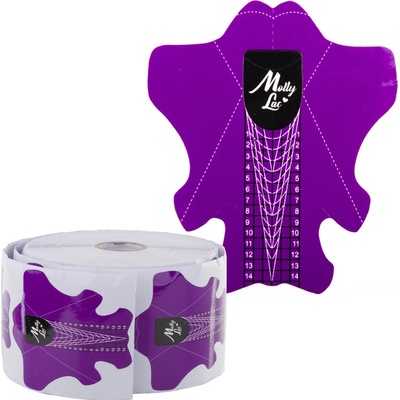 Molly Lac Šablóny Molly Lac LAC Stiletto Long elastické 50 ks