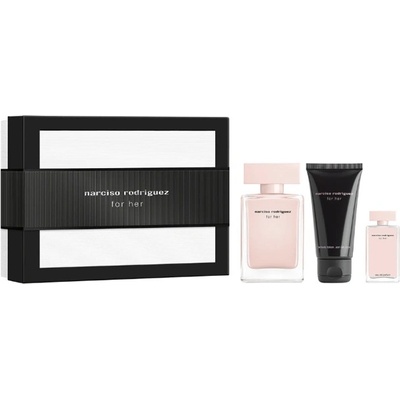 Narciso Rodriguez for Her Комплект (EDP 50ml + BL 50ml + EDP 7.5ml) за Жени