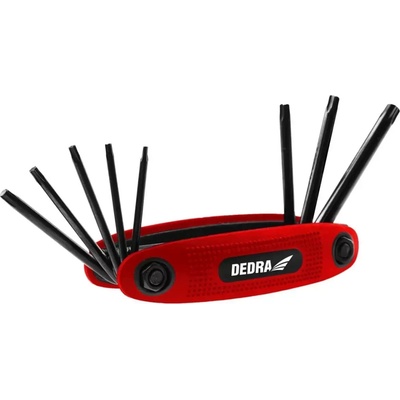 Dedra Sada torx kľúčov 8 ks, skladacia T9–T40 DED-06F242