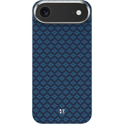 Benks Кевларен кейс с MagSafe за iPhone 17 Air - Benks ArmorGrid ArmorAir Magnetic Kevlar Metal Frame Case 600D (син)