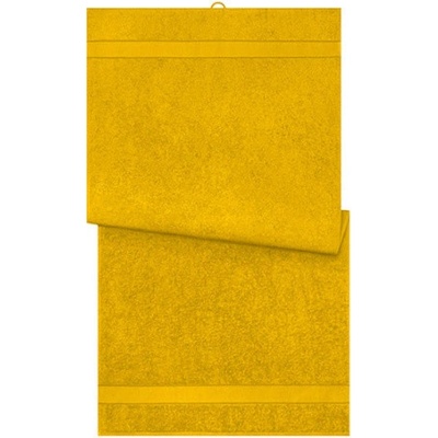 Myrtle beach Bavlněná osuška MB443 Yellow 70 x 140 cm