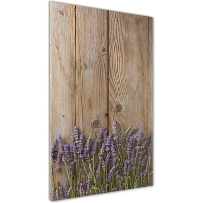 Vertikálny foto obraz sklenený Levanduľa na strome 50x100 cm