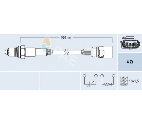 Lambda sonda FAE 77438