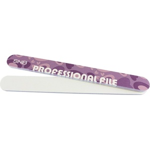 SNB Professional Пила за нокти, 180-200 grit, лилави сърца, 1 брой