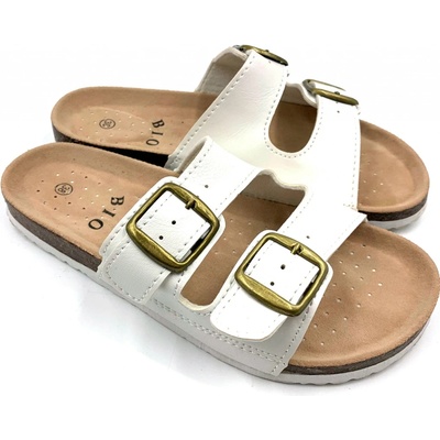 Dámské korkové biopantofle bílé – Sleviste.cz