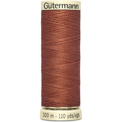 Nit PES Gütermann 100 (100m) - univerzální barva 847 - hnědá