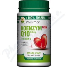 BioPharma Koenzym Q10 Forte 60 mg + Vitamín E 60 kapslí