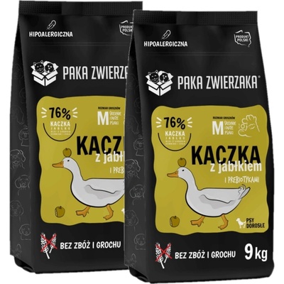 Paka Zwierzaka Sedmé nebe Kachna a jablka 2 x 9 kg