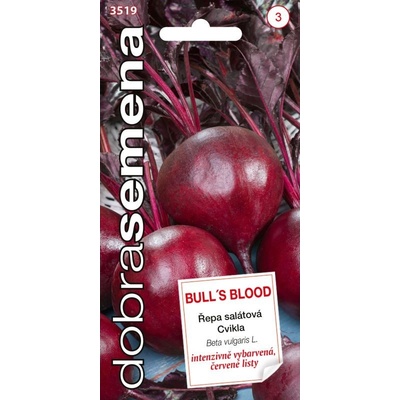 Dobrá semena Řepa salát. Bull´s Blood červenolistá kulatá 4 g