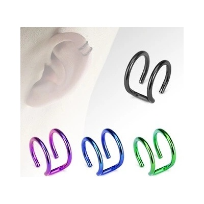 Šperky4U falešný piercing do ucha FP01154-G