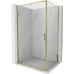 Mexen Exo душ кабина с отваряеми врати 120 x 95 см, прозрачна, златна - 819-120-095-50-00 (819-120-095-50-00)