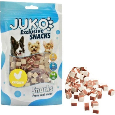 Juko Snacks Chicken Liver & Fish Cubes 70 g